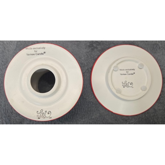 Yankee Candle Lori Siebert Rooster Shade and Tray Set Ceramic Farmhouse Decor - Picture 2 of 3